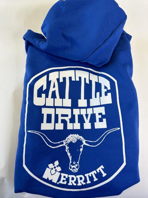 
Blue Cattle Drive Zip Up Hoodie