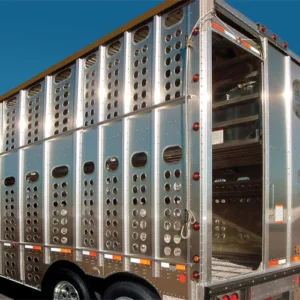 Light bars installed on trailer for increased visibility