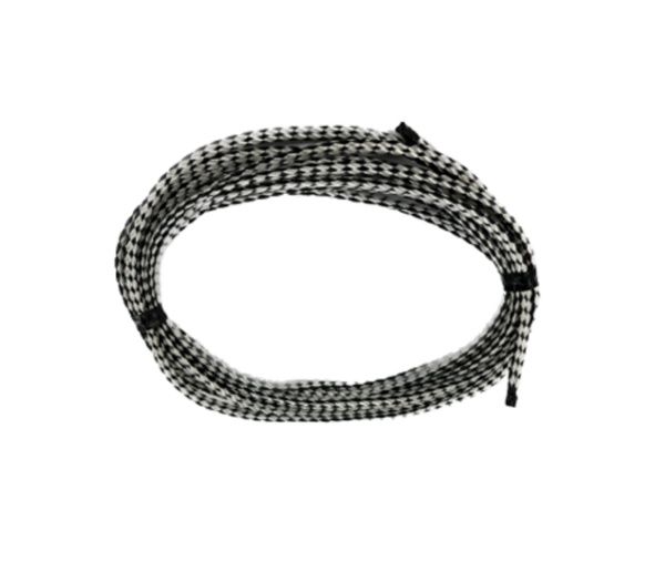 Rope, Nylon Blk/Wht 35'